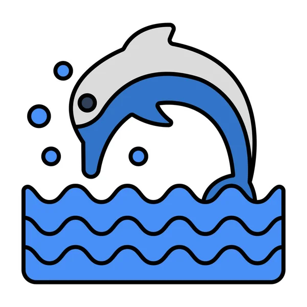 Іконка Дизайну Риби — стоковий вектор