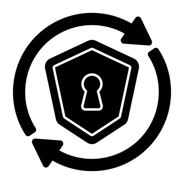 Ein Icon Design Des Shield Updates — Stockvektor