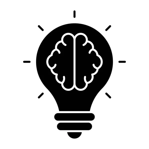Icon Design Creative Mind — Image vectorielle