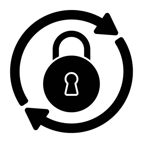 Icon Design Lock Update —  Vetores de Stock