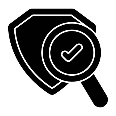 Arama güvenliğinin son moda vektör tasarımı 