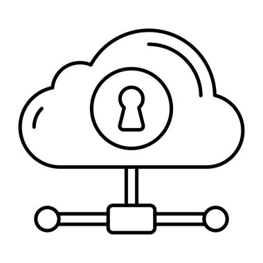Bulut erişiminin simge tasarımı