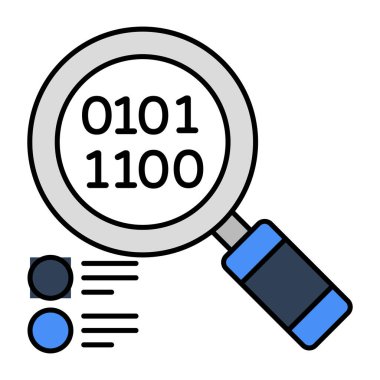 Arama ikili verilerinin trend vektör tasarımı 