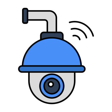 A perfect design icon of cctv camera 