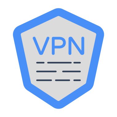 Vpn 'nin mükemmel tasarım simgesi 