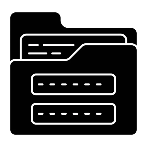 Unique Design Icon Folder Password — Stockový vektor