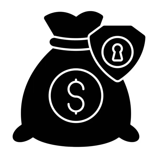 Premium Download Icon Financial Security — Vetor de Stock