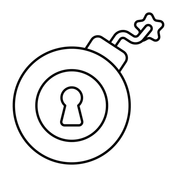 Иконка Безопасности Бомб — стоковый вектор