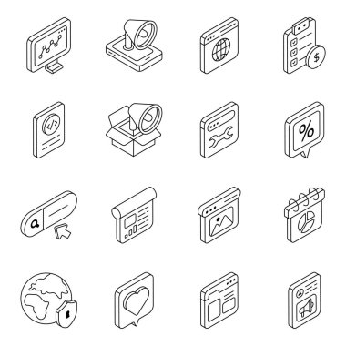 Yüksek kaliteli veri simgeleri. Web siteleri, mobil uygulamaların arayüzü ve basılı ürünlerin tasarımı için prim seti. Mutlu indirmeler.