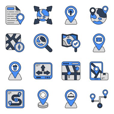 Burada bir paket harita simgesi var. Bunu düzenleyebilir, renkleri değiştirebilir ve ihtiyaçlarınıza göre simgeyi kolayca değiştirebilirsiniz. Ne bekliyorsun o zaman? Şimdi al ve bu harika simgeleri kullanmaya başla.!