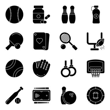 Yumuşak stilde oyun ikonları. Tamamen düzenlenebilir, ölçeklenebilir vektörler. Her bir simge aynı görsel olarak tutarlı, yüksek kalite tasarım tarzıyla tasarlanmıştır. İndirmenin tadını çıkar.
