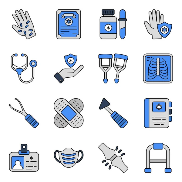 Creatively Designed Pack Medical Icons You Can Use Icons Images — Stock Vector