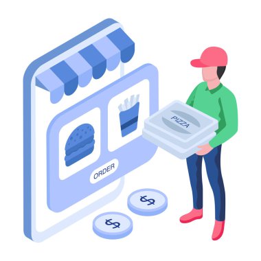 Çevrimiçi pizza siparişinin mükemmel tasarımı 