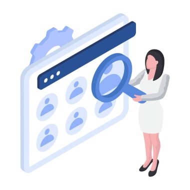 Kafa avcılığının düzenlenebilir tasarım çizimi