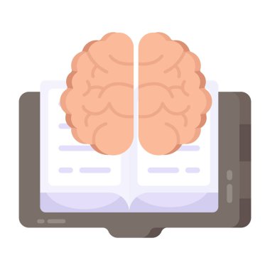 Eğitimin bir simge tasarımı, düzenlenebilir vektör 