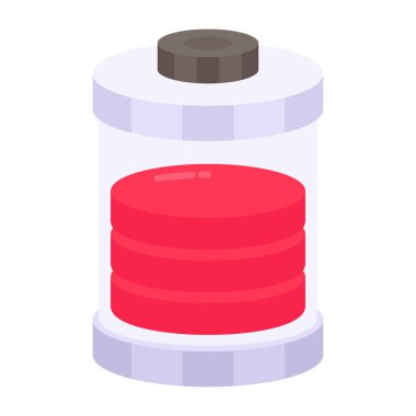      Örnek tüpün düzenlenebilir düz tasarım vektörü