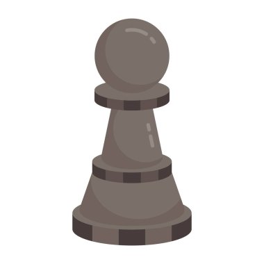 Satranç piyonunun mükemmel tasarım simgesi