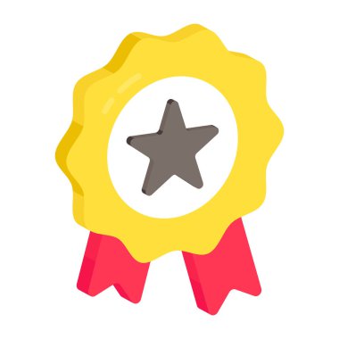 Perfect design icon of star badge 