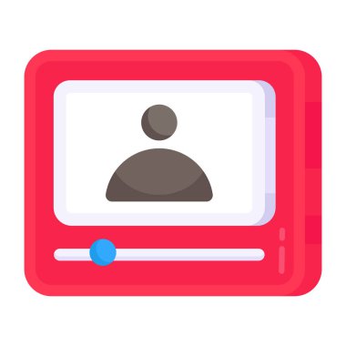 Mobil video için bir simge tasarımı 