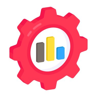 Grafik ayarlarının renkli tasarım simgesi 