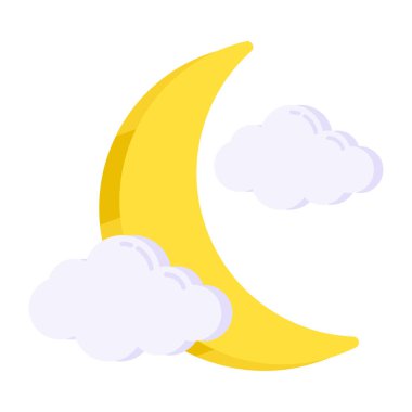 Bulutlu gecenin simge tasarımı 
