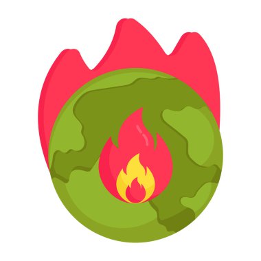 Küresel ısınmanın simge tasarımı 