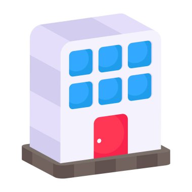 Ticari yapının modern tasarım simgesi