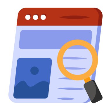 Web manzarasının eşsiz tasarım simgesi