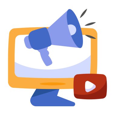        Video pazarlamanın mükemmel bir tasarım vektörü 