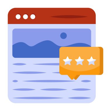 Web manzarasının eşsiz tasarım simgesi