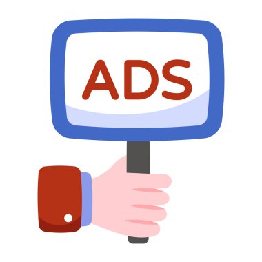Reklam panosunun eşsiz bir tasarım simgesi