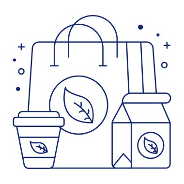 Premium download icon of eco parcel 