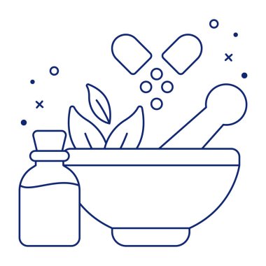 Havan topu modern tasarım simgesi