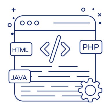 Yazılım geliştirmenin eşsiz tasarım simgesi 