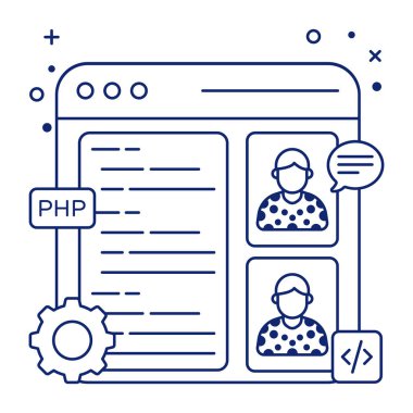 php kodlamasının mükemmel tasarım simgesi