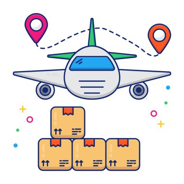 Hava kargosunun eşsiz tasarım simgesi