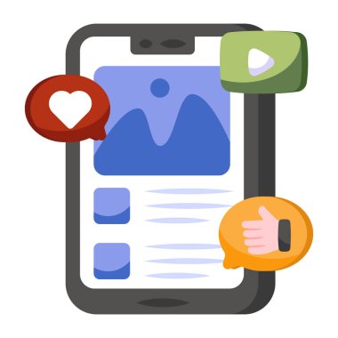 Mobil fotoğraf simgesi, düzenlenebilir vektör 