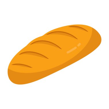 Trendy design icon of baguette 