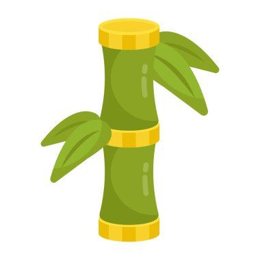 An icon design of bamboo stick