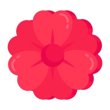 Çiçeğin güzel bir tasarım simgesi 