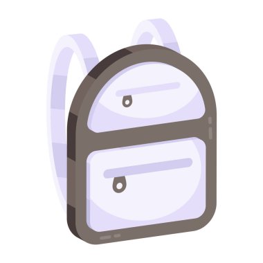      Sırt çantasının son moda vektör tasarımı 