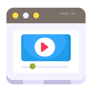 Web videosunun premimium indirme simgesi 