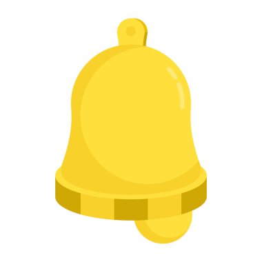       Çan simgesinin modaya uygun bir vektör tasarımı