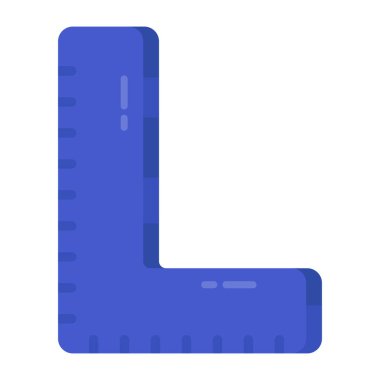 L ölçeğinin moda tasarım simgesi 