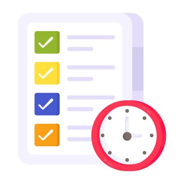 Proje zamanının simge tasarımı