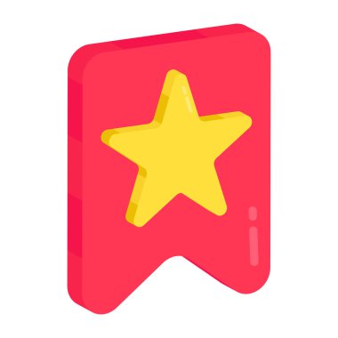Perfect design icon of bookmark 