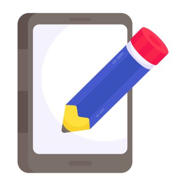 Mobil düzenleme için moda tasarım simgesi