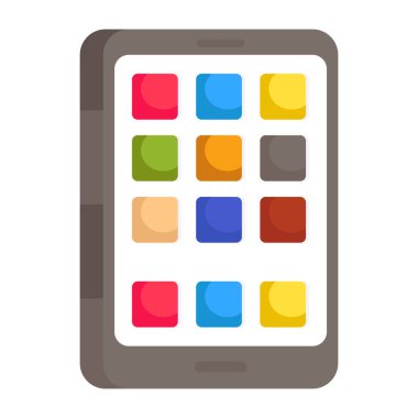 Mobil uygulamaların kavramsal tasarım simgesi