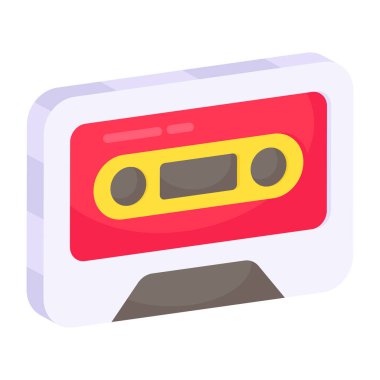 An icon design of cassette 