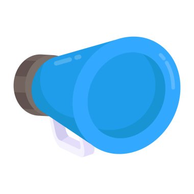 Megafonun modern tasarım simgesi 